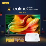 Available onhand!
✅Brandnew original with warranty
✅COD+sf (same day delivery)

🏷️REALME SMART TV 
32 inches : Php 11,990
42 inches : Php 18,990

💰Mode of payment :
Cash
Gcash
Bank transfer
Credit card

Pm for orders.