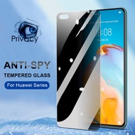 Huawei P20 P30 Lite P40 Y7 Pro Nova 3i 5T 7i 7 Se Mate 20 X Honor 8X Y7a Y7P Y5P Y6P Y6s Y9s Y9 Prime 2019 Privacy Tempered Glass Screen Protector