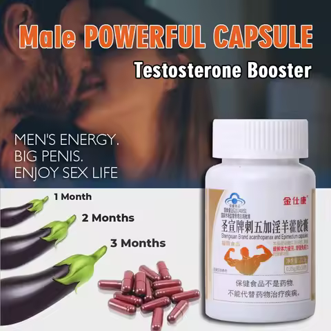 Powerful High Purity Epimedium Supplements Natural Organic Shilajit Erection Pill Improve Performanc