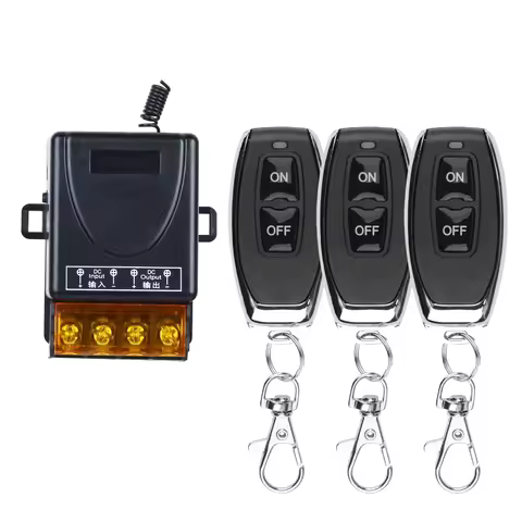 RF 433Mhz Wireless Remote Control Switch AC 110V 220V Relay Receiver Controller and 2botton RF 433 M