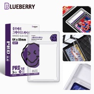 3pcs Blueberry Graded Slab Case PSA Graded Card Slab 55PT Empty Slab Card Holde UV Protector BERYFAM