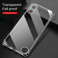 For Nothing CMF Phone 1 Soft Silicon Airbags Protector Cover CMFPhone 1 CMF Phone 1 Clear Shockproof
