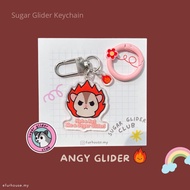 Sugar Glider Cute Keychain (Angy Glider)