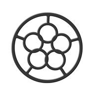 ZHAOCAIMAO Bền Giá Bếp Ga Đen Gang đúc Kệ chống trượt bình sữa Giá Bếp Tròn Giá đỡ chảo Nhà