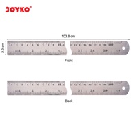 Joyko Stainless Steel Ruler 15 cm 30 cm/ - Single Metal Ruler