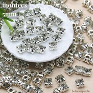 Beleza loose montees beads manik montee saiz 5mm 6mm 7mm