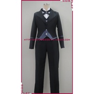 0695 COS Costume Black Butler 2 Cloud Faust Tuxedo Butler Service