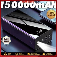 Power Bank 150000mAh Intelligent Digital Display LED Light 3 Input 4 Output Fast Charging PowerBank