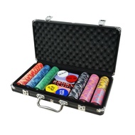 Original Original Casino Professional Grade Custom 300 500pcs Poker Tournament Ceramic Chip Set Blac