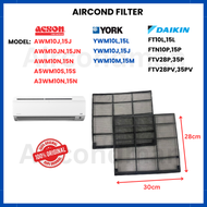 ACSON/DAIKIN/YORK WALL MOUNTED AIRCOND FILTER 1HP-2.5HP PENAPIS AIRCON AIR FILTER AIRCOND