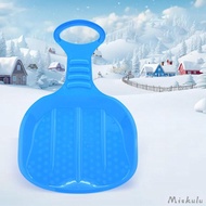 [Miskulu] Kids Snow Sled Sledge Gift Sturdy Ergonomic Handle Thicker 12.99x19.69x1.97inch