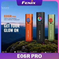FENIX E06R PRO 1600Lumens EDC LED Flashlight Type-c Rechargeable Built-In 1650mAh battery