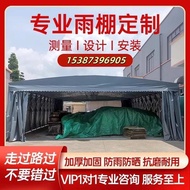 payung payung lipat Sliding Canopy Outdoor Rainproof Folding Retractable Logistics Large Mobile Cano