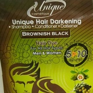 Unique Hair Darkening Brownish Black