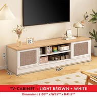 New Arrival Finsso: Rattan Effect TV Cabinet / Size 6/5 Feet / TV Console / TV Shelf / TV Cabinet / 