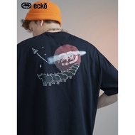 CODเสื้อยืดลําลอง พิมพ์ลายธีม ecko rhino แฟชั่นฤดูร้อน สไตล์สตรีท สําหรับคู่รักTFGUHJJHGY