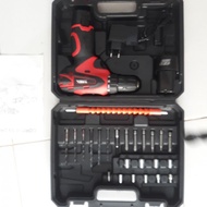 bor tangan baterai ( cordless drill ) REDFOX