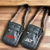 WATERPROOF WAISTBAG BOX SELEMPANG BAG / JNT_JT WORK COURIER SELEMPANG BAG FOR MEN WOMEN