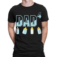 4th Fourth Time Dad Fathers Day Proud Daddy  Funny Mens T-Shirts Top #TA-89