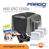 HID Fargo DTC1250e Single Sided PVC ID Card Printer