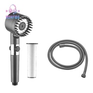 Handheld Shower Head High Pressure Mode Shower Head High Pressure 3 Spray Modes Shower Head with Hose with Filter, Bracket and Detachable Filter Wand