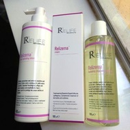 Relife Relizema ultra hydrating Lotion 400ml Relife Relizema Cream 100ml Relife Relizema hydrating Cleanser both oil 200ml