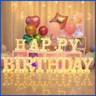 ⇦ ◱ ▌ 3D Led Letter Light Name Letter Standee Lettering Name for Backdrop Birthday Decoration Party