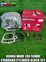 MUTARRU HONDA WAVE 100 50MM STANDARD CYLINDER BLOCK SET
