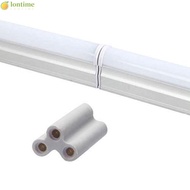 LONTIME 100/50/30/20/10 Pcs T5 T8 Bracket Light Connector, 20.5MM Double End 3 Hole Hard Joint Conne