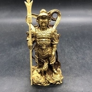 Brass Pure Copper Erlang Shen Yang Yulangjun Ornaments Zhenjun God Statue Bronze Statue Home Bronze 
