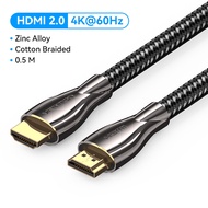 Vention 4K 60Hz HDMI Cable 60FPS HD 3D Visual Effect 18Gbps High Speed HDMI Cord Audio Video Sync Fo
