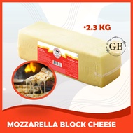 MOZZARELLA BLOCK CHEESE 2.3KG