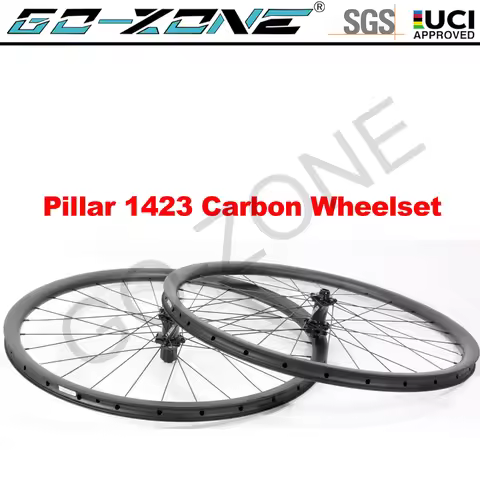 Carbon MTB Wheelset 27.5 Light Tubeless High Strength Fastace DH825 Thru Axle / Quick Release / Boos