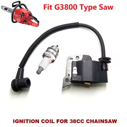 Durable Ignition Coil Module With Spark Plug & Wire Fit For ZENOAH Komatsu G3800 Chinese 38CC 3800 P