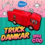 Kids Toy Fire Truck Damkar And Car Ambulance Series Professional