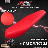 APX RACING SEAT THAILOOK CARBON MERAH SEAT Y15ZR Lc135/ SEAT Cusion CARBON Y15/ APX SEAT VIETNAM RED