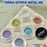 Genuine Via Secret premium metal mirror Set - Decorative matel nail mirror polish Pieceg - Nails Red