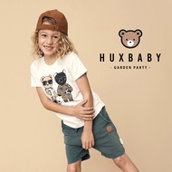 Australia Huxbaby Organic Cotton Leopard Print Football Friends Top