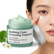 Soothing Color Correcting Face Treatment Cream with Cica Complex SPF 30 15ml Hydrating Moisturizer D