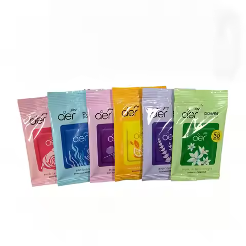 6 Assorted Scents Hanging Air Freshener, 30 Days Long-Lasting Fragrance, Car & Home Deodorizer, Grea