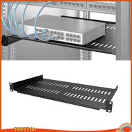 [PrettyiaSG] 1U Rack Shelf Server Bracket Computer Networking Tool for 19" Network Network Vented Ra