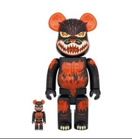 <Ohtoys> Bearbrick 紅蓮 哥斯拉 100% + 400% 套裝 全1款 Be@rbrick 積木熊 