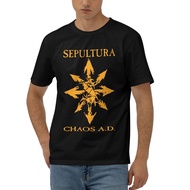 Sepultura Chaos A.D. T -Shirt Short Sleeve  for Man S-5XL
