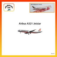 [1:400] Airbus A321 Neo & A321 Ceo Jetstar Assembly Paper Model - MohinhgiayVN