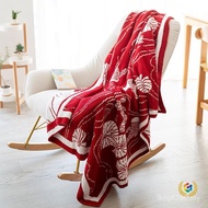 Hundred Half Sides Hundred Double Sides Chinese Style Festive Blankets Niche Blankets Festive Design