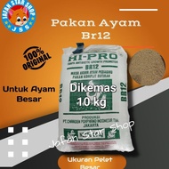 Ready!!! BR12 Pelet Pakan Ayam Hi Pro Umur 21 hari - Panen (10 kg)