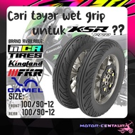 Tayar MCR Tires RR1700 Rain City Rider 100/90-12, 100/90-12 BEST WET GRIP TIRE KAWASAKI KSR110 PRO