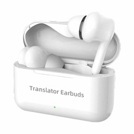 1Set M6 Translation Headphones Instant Translate Smart Voice Translator 127 Languages White