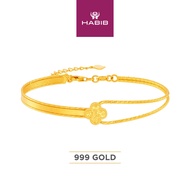 HABIB 999/24K Yellow Gold Bangle 9GB00011024
