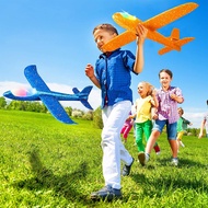 ของเล่นสำหรับเด็กเครื่องบินบังคับด้วยมือขนาด48ซม. ส่วนประกอบโฟมสุดน่ารักเครื่องบินของเล่นขว้างเครื่องร่อนร่อนบินกลางแจ้ง